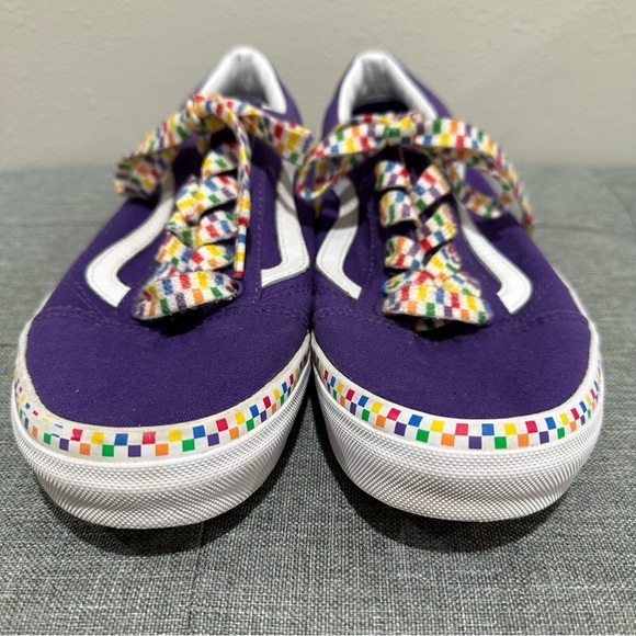 VANS Old Skool Rainbow Check Sneakers - Picture 3 of 10